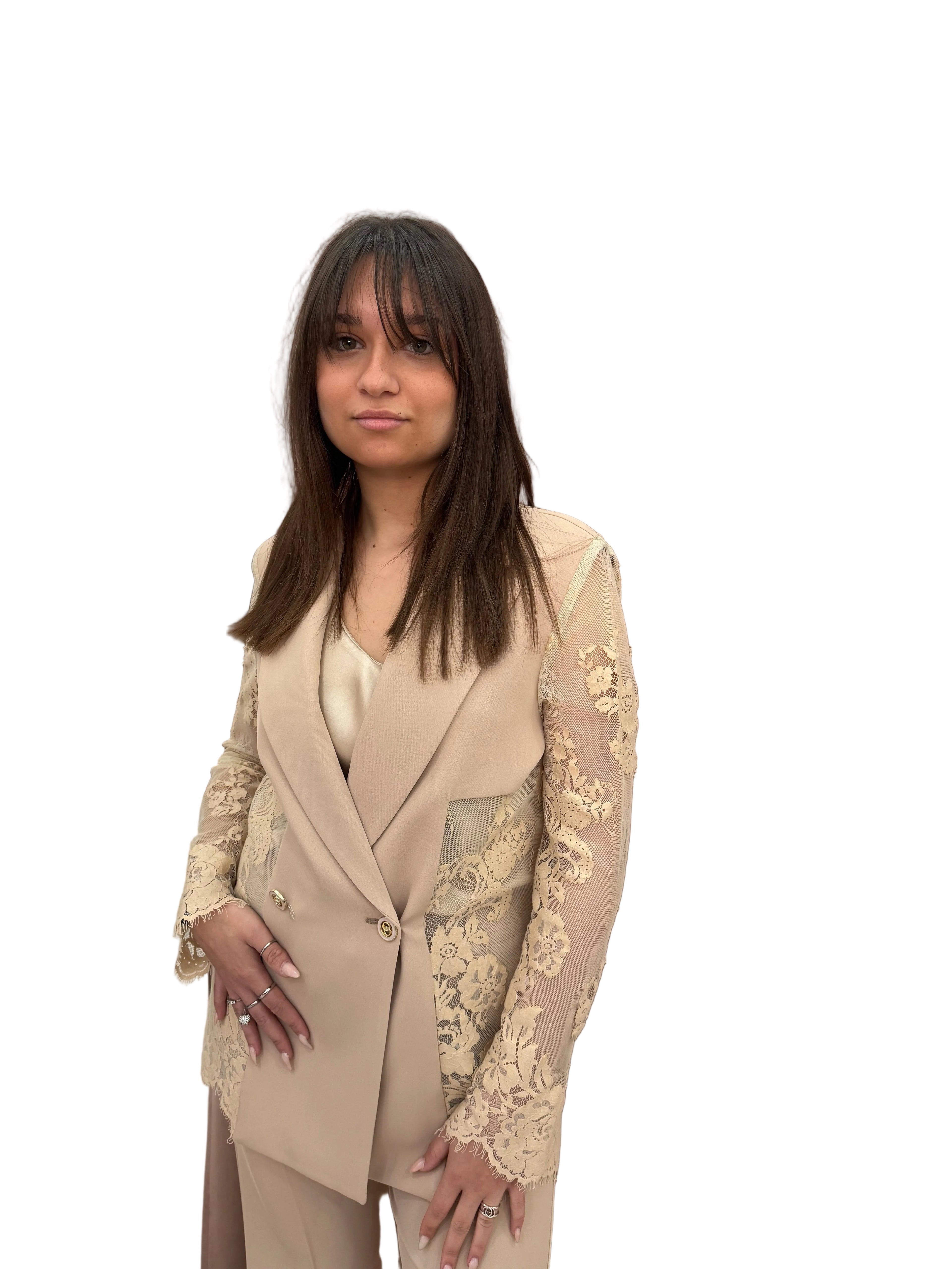 Tailleur sand macrame