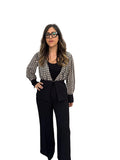 Completo camicia casacca geometrico