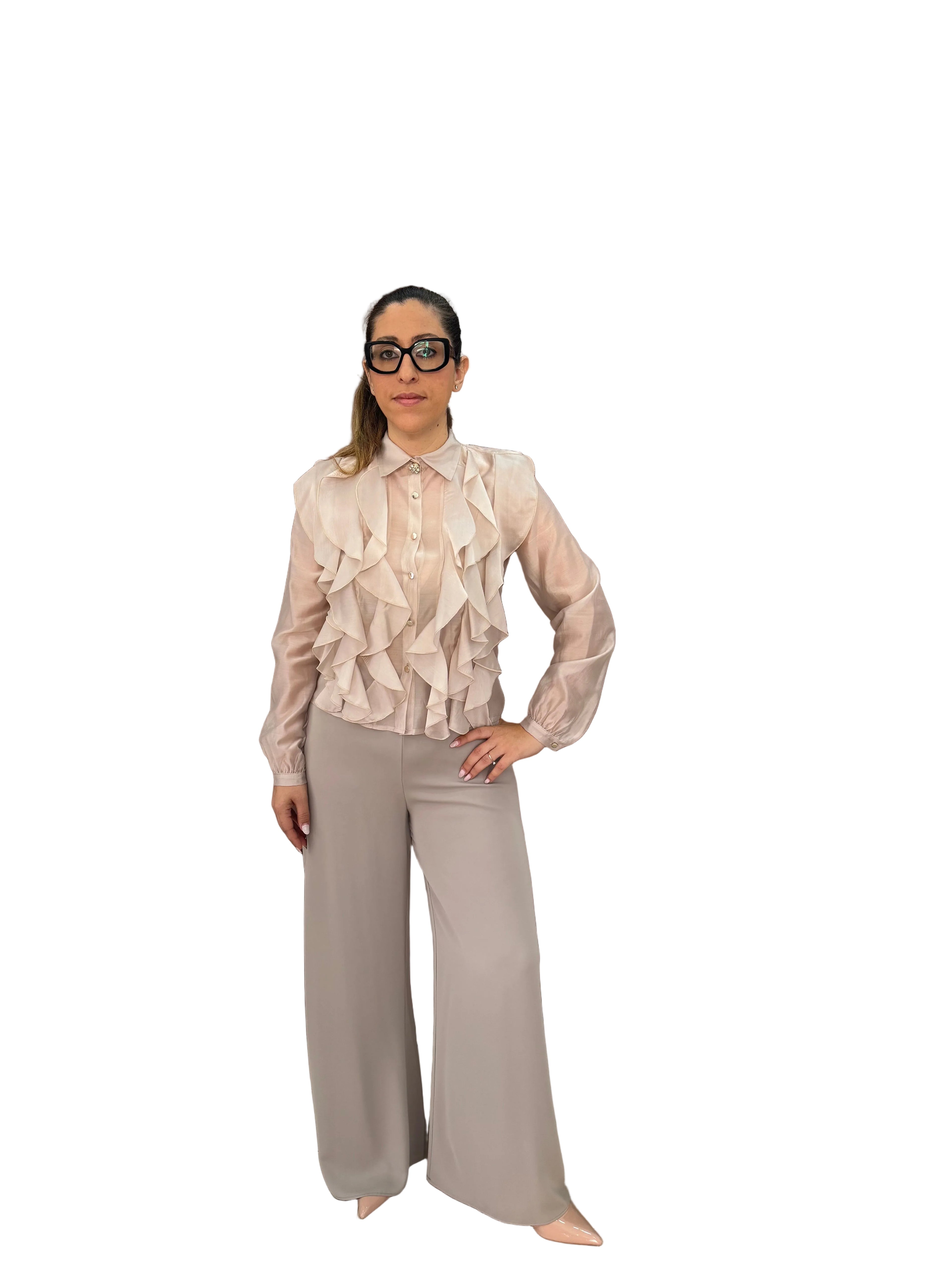 Camicia mussola rouges