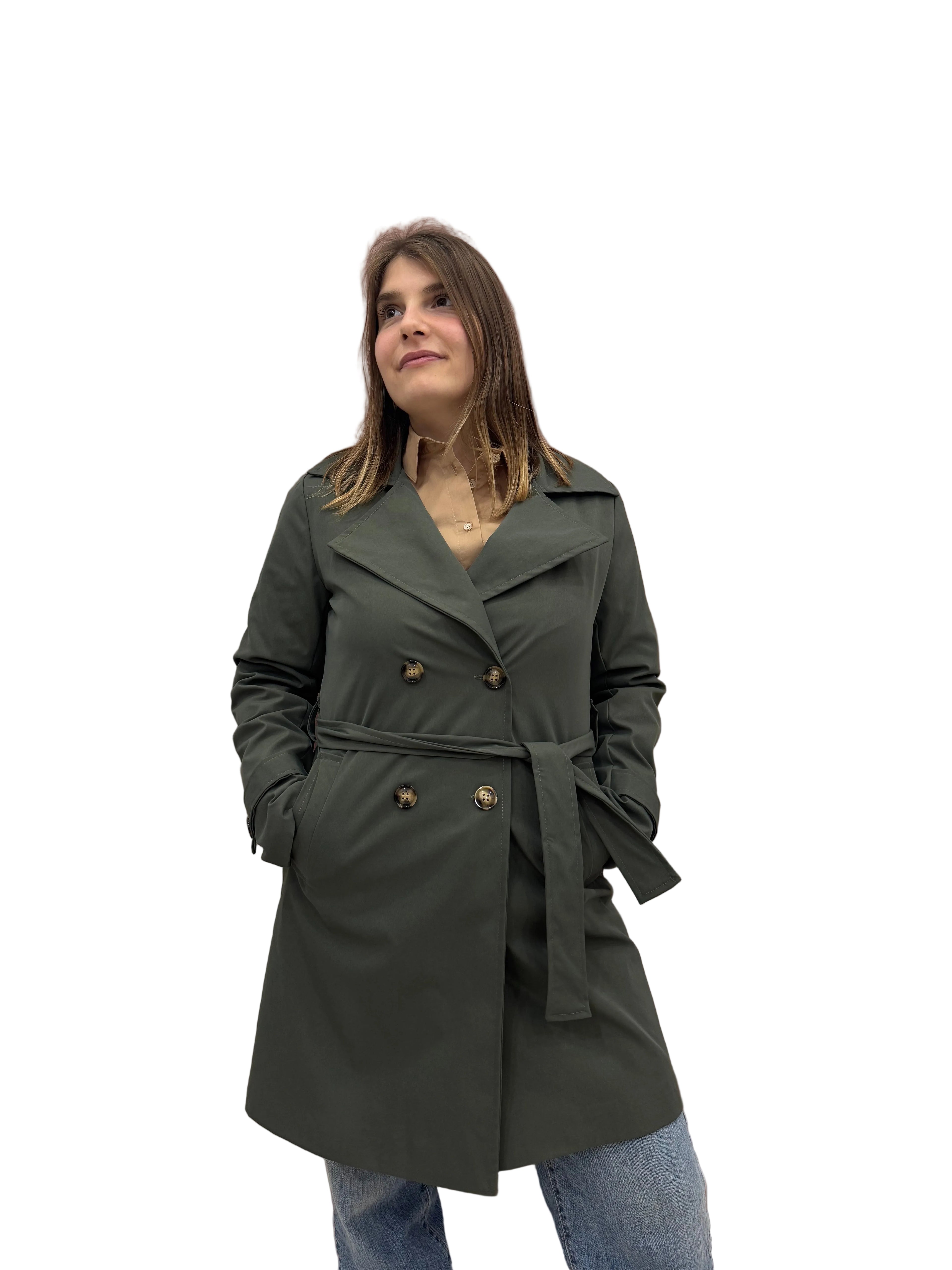 Trench verde militare