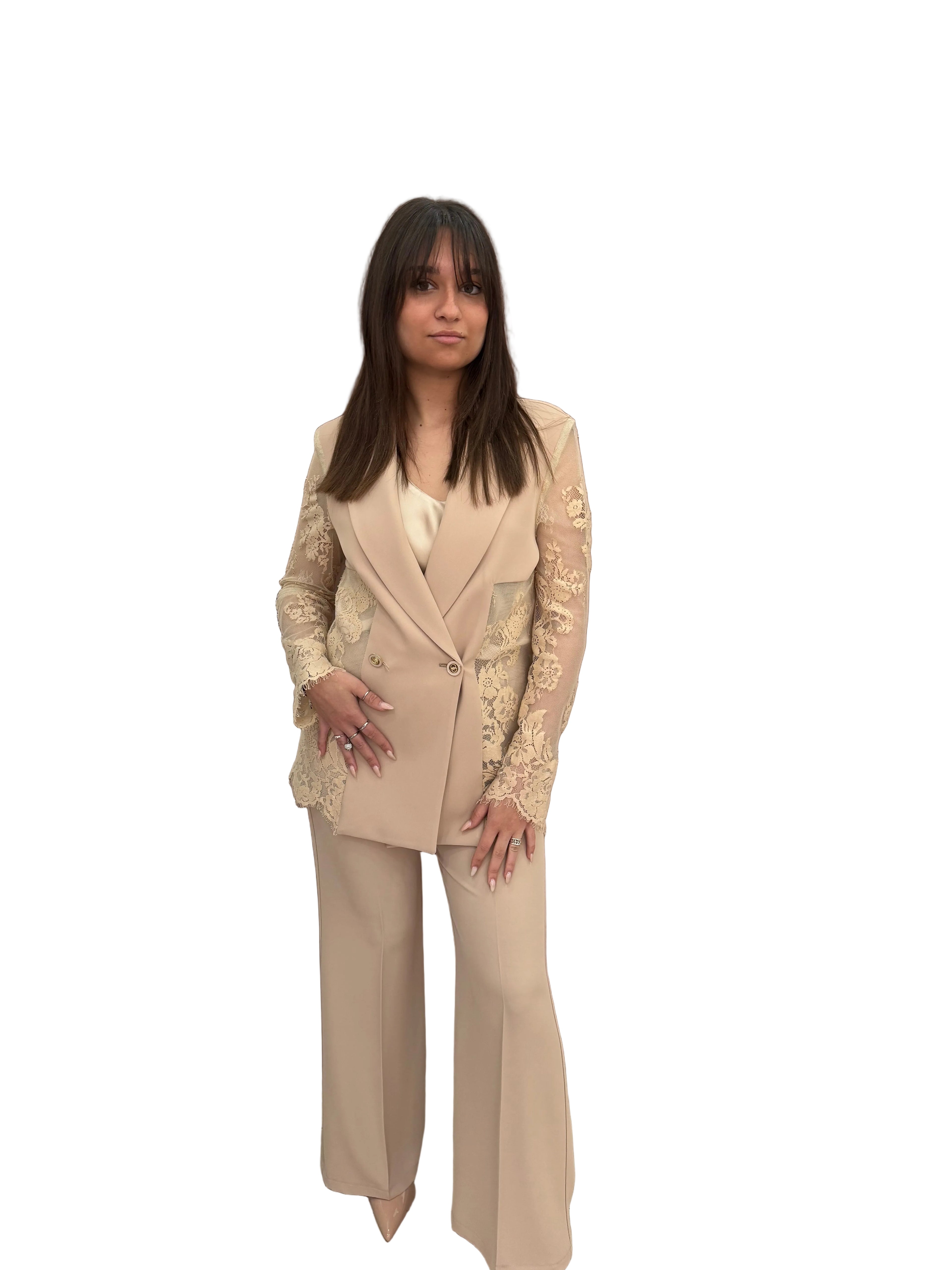 Tailleur sand macrame