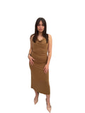 Vestito in Jersey sabbia
