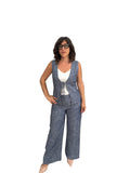 Completo gilet pantalone jeans